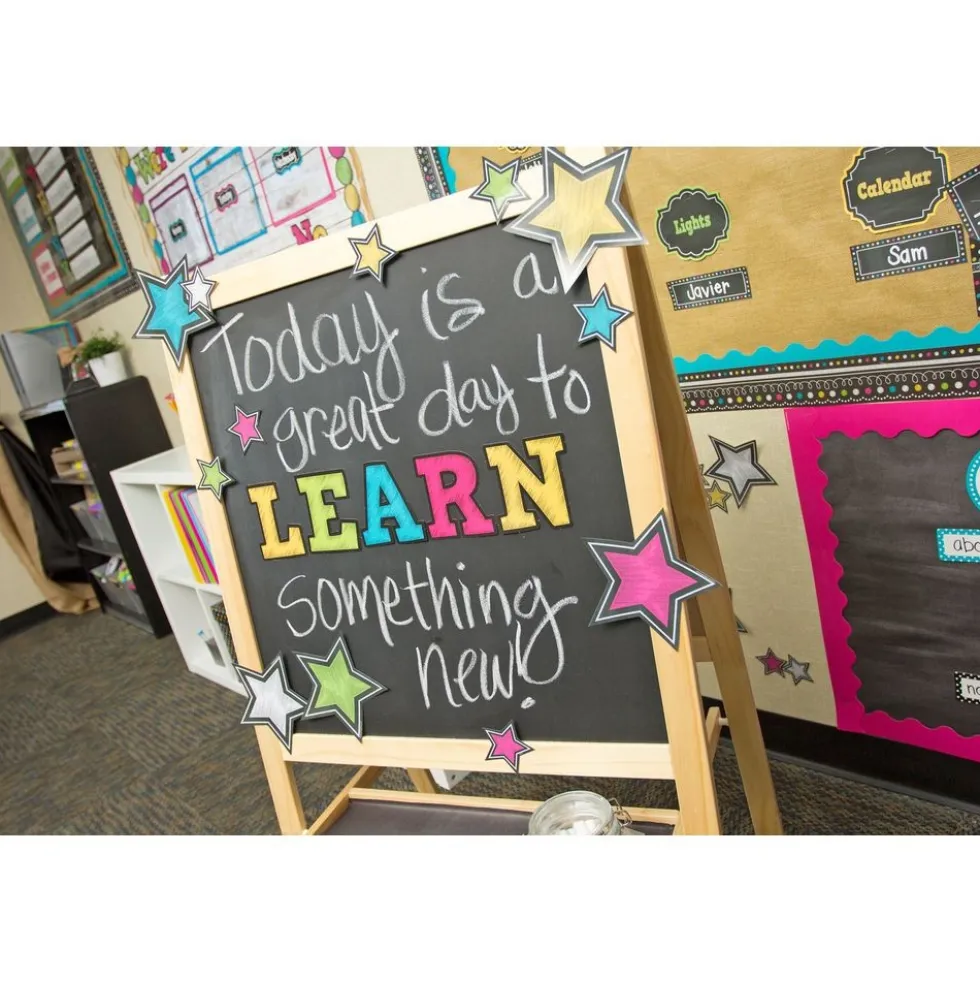 Chalkboard Brights Bold Block 4" Letters - 230 pieces