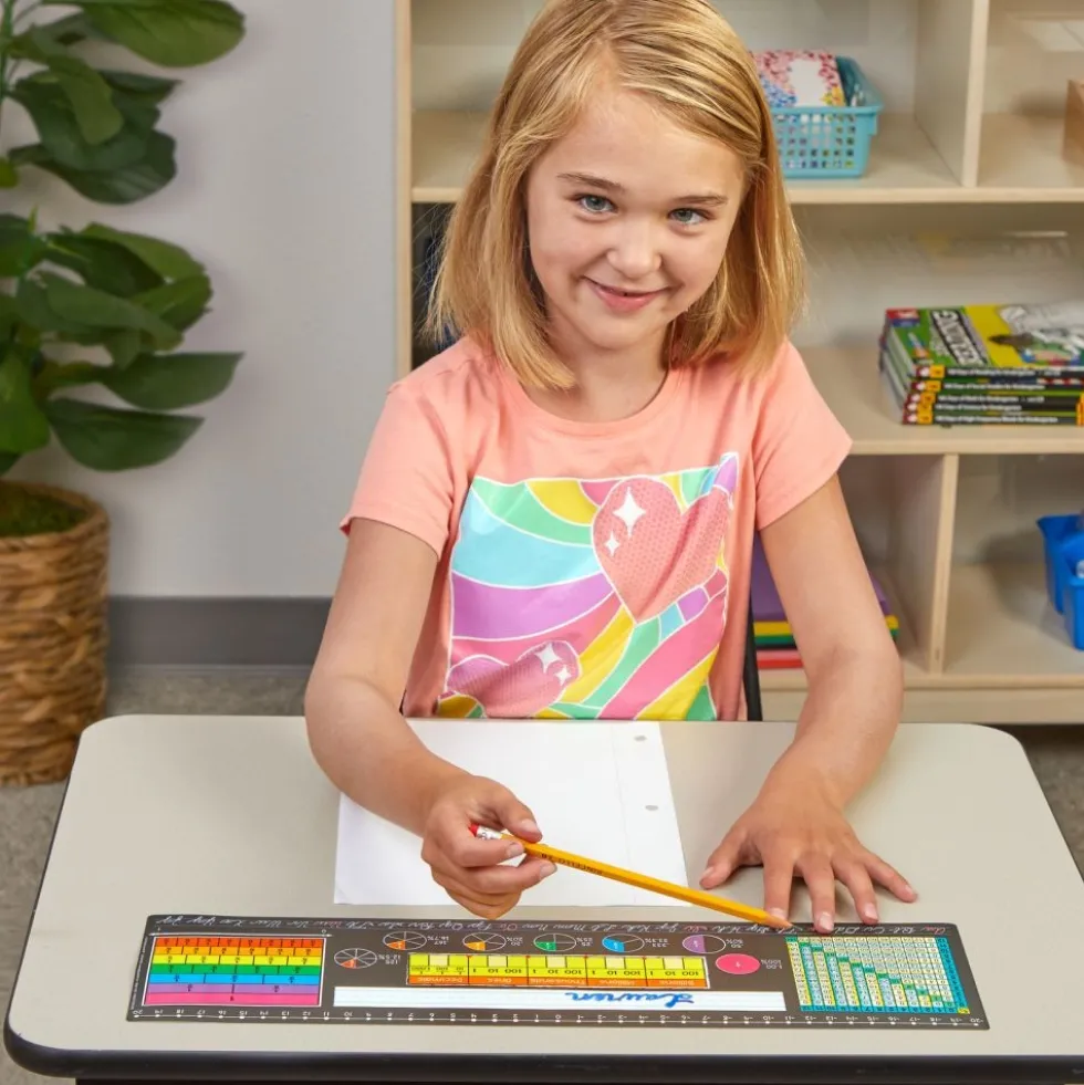 Chalkboard-Style Grades 3-5 Self-Adhesive Vinyl Desktop Helpers™ - Set Of 24