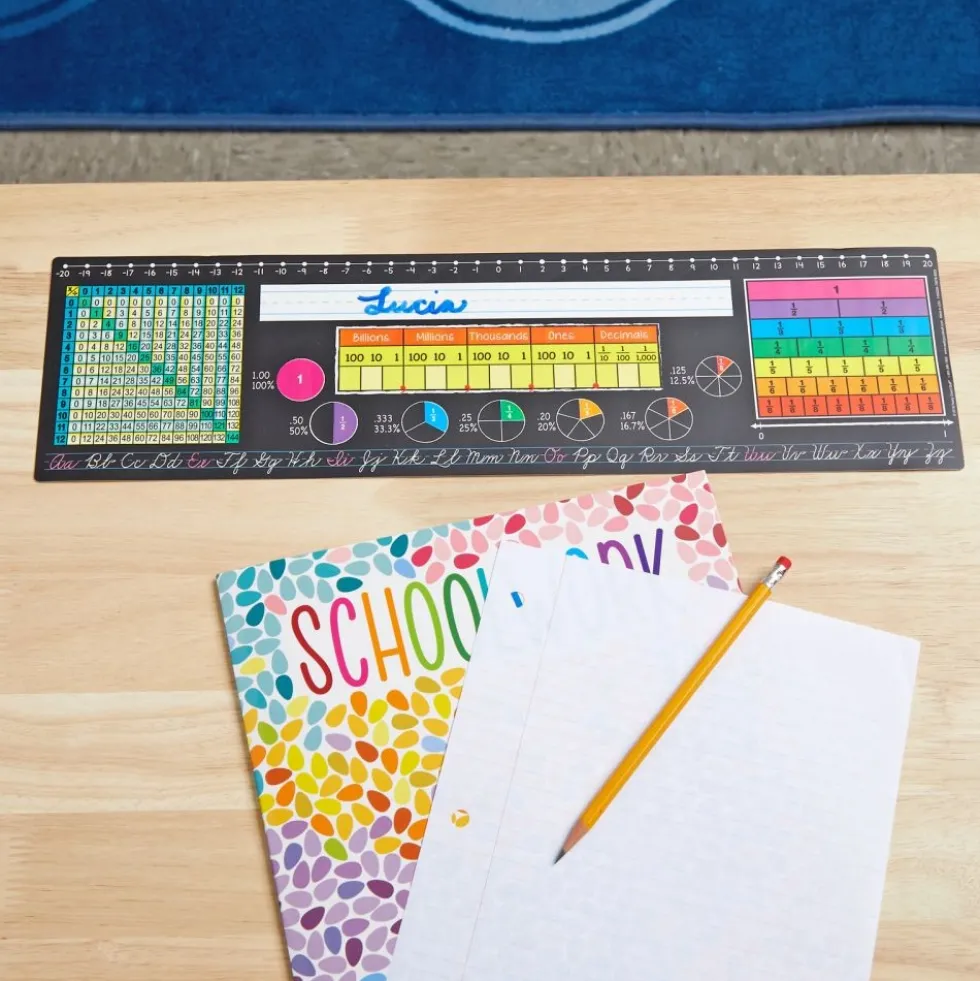 Chalkboard-Style Grades 3-5 Self-Adhesive Vinyl Desktop Helpers™ - Set Of 24