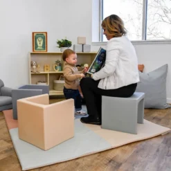 Children's Factory® 3-in-1 Cube Chair - Set of 4 - Elements