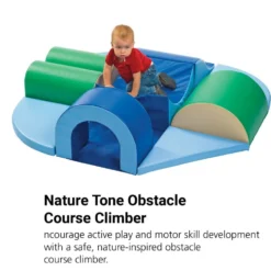 Children's Factory® Nature Tone Obstacle Course Climber
