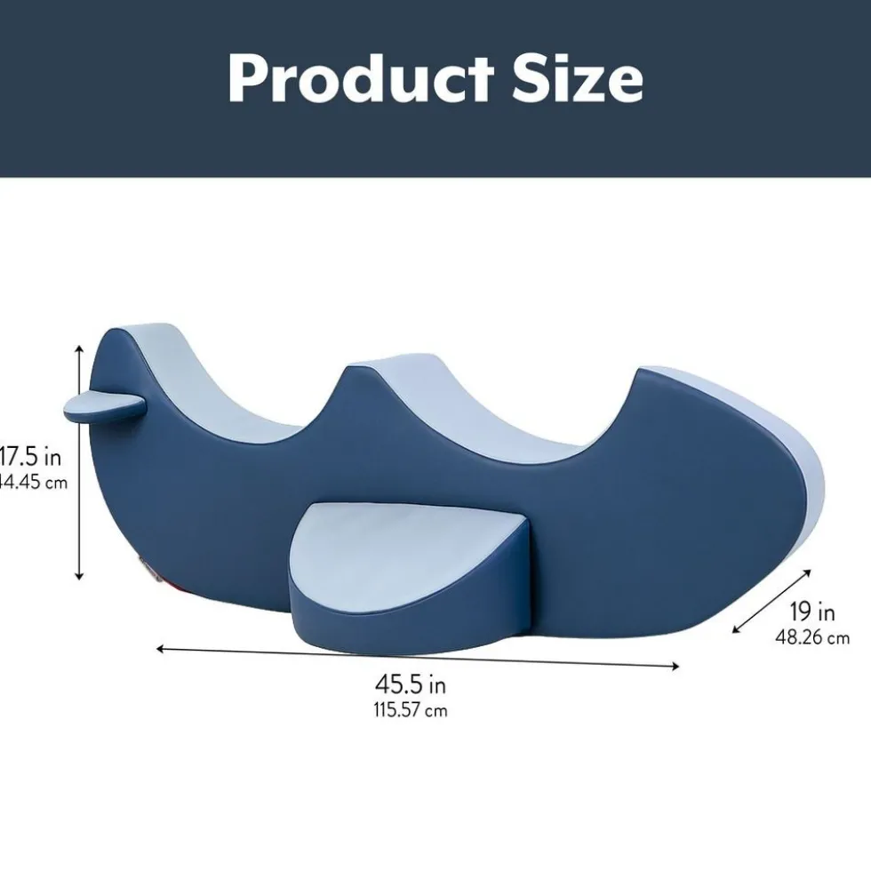 Children's Factory® Rocket the Rocker - Double Plane Soft Foam Rocker
