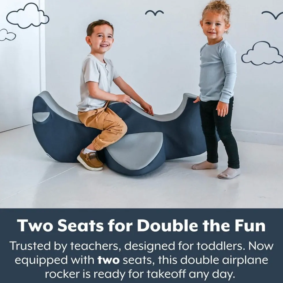 Children's Factory® Rocket the Rocker - Double Plane Soft Foam Rocker