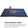 Choose Kind Black 6' x 9' Rectangle Pixel Perfect Carpet