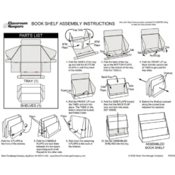 Classroom Keepers Corrugated Book Shelf