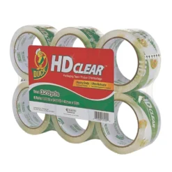 Clear Heavy Duty Packing Tape 6 pk