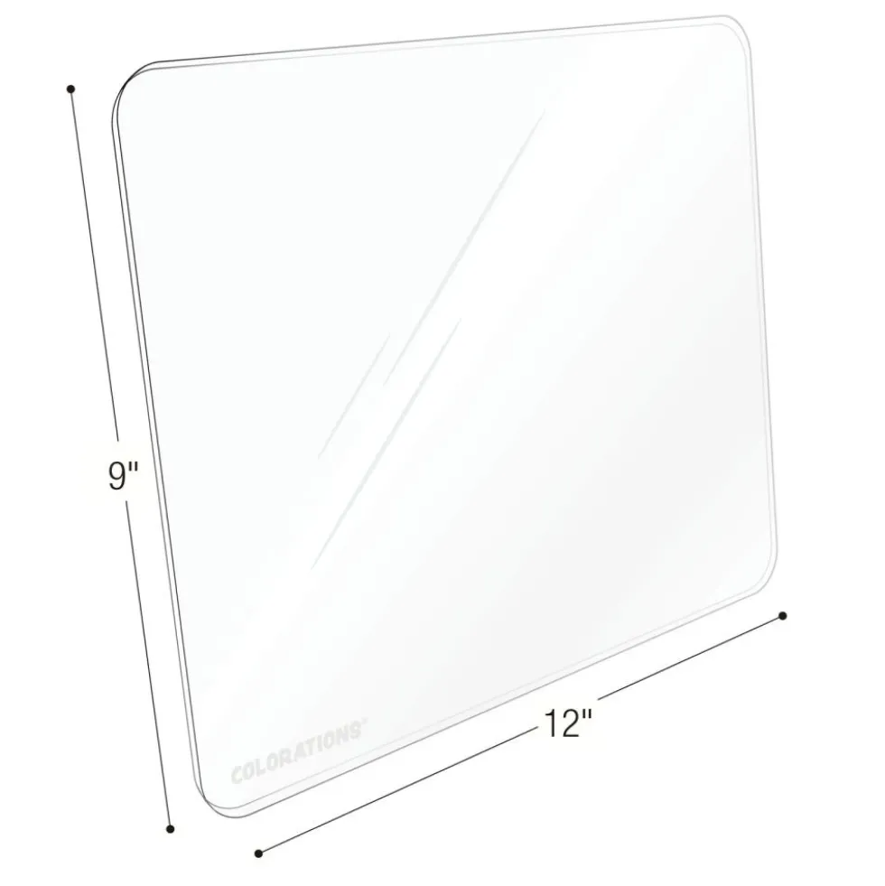 Colorations® Acrylic Lap Boards- Set of 6