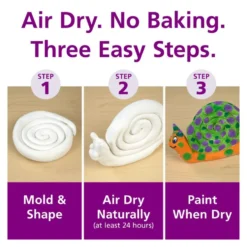 Colorations® Air Dry Modeling Clay - 8lbs
