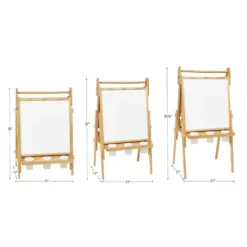 Colorations® All in One Wooden Adjustable Easel and Roll