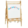 Colorations® All in One Wooden Adjustable Easel with Markers & Bonus Chalk