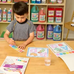 Colorations® 6 Alphabet Paint Activity Books
