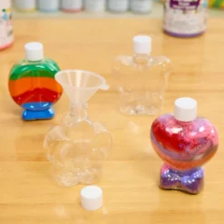 Colorations® Assorted Shape Craft Bottles - Set of 24