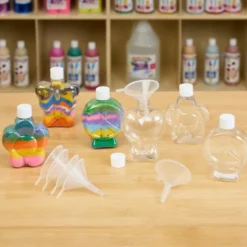 Colorations® Assorted Shape Craft Bottles - Set of 24