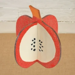 Colorations® Back-To-School Teacher Apple 3D Wood Craft Kit - Makes 6 Crafts