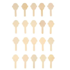 Colorations® Back-To-School Wooden Face Puppet Craft Kit - Makes 20 Crafts
