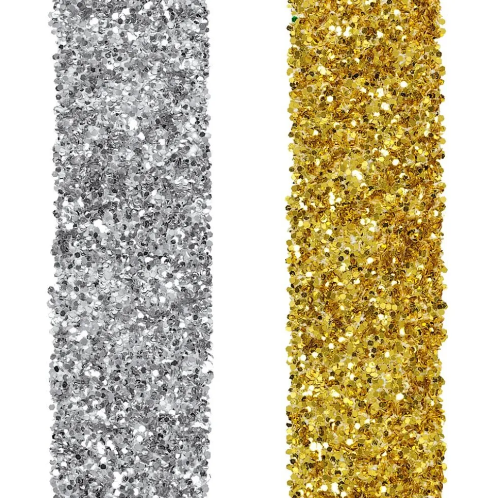Colorations® Biodegradable Glitter - Gold & Silver each 4oz