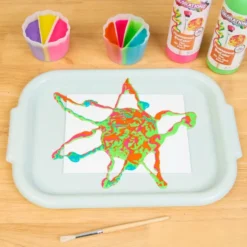 Colorations® Boho Brawney Tough Plastic Art Trays- Set of 5