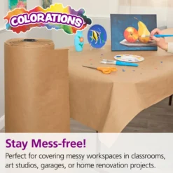 Colorations® Brown Paper Roll - 12