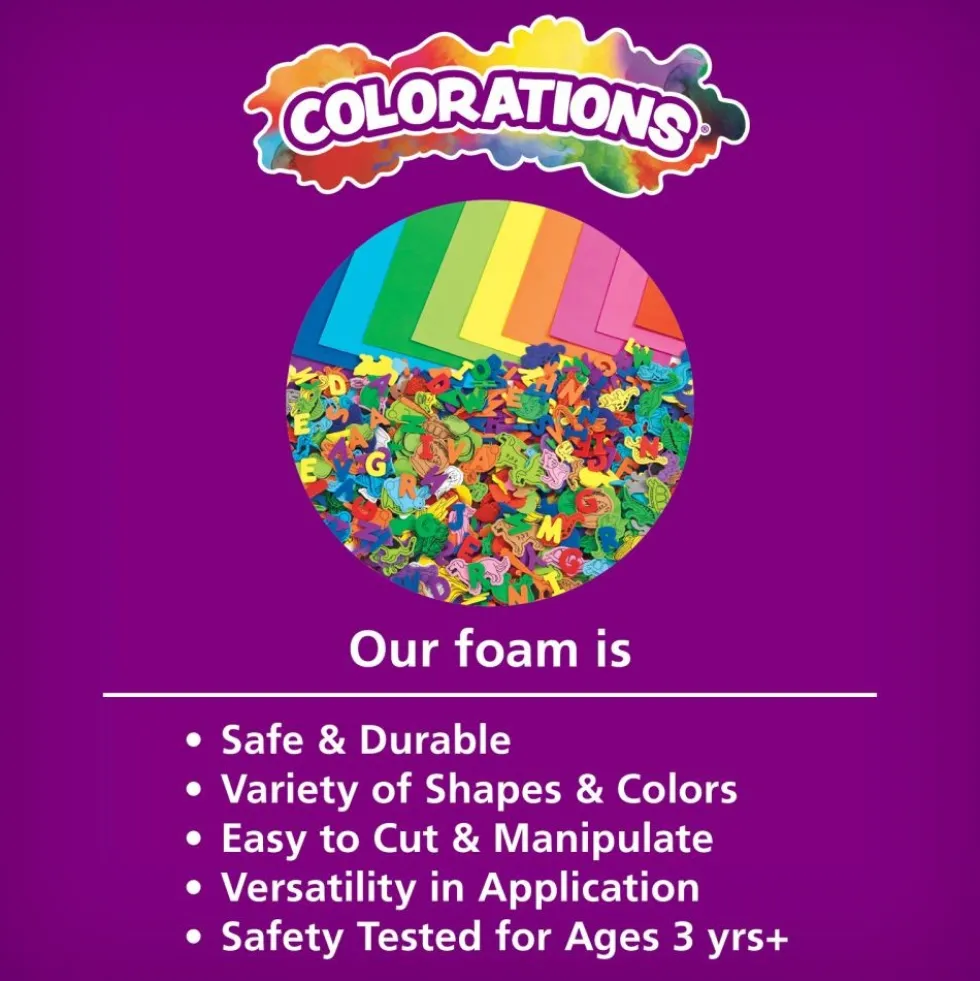 Colorations® Buckets of Fun Foam Shapes - Set of 6
