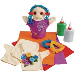 Colorations® Canvas Person Puppets - Set of 12