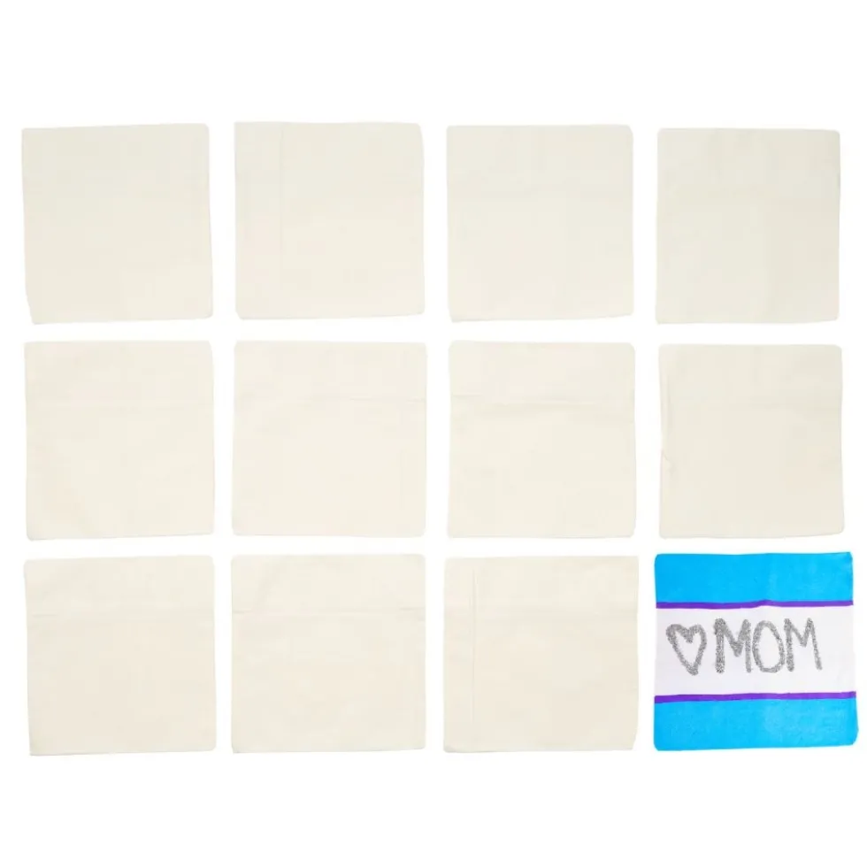 Colorations® Canvas Pillow Cases - Set of 12