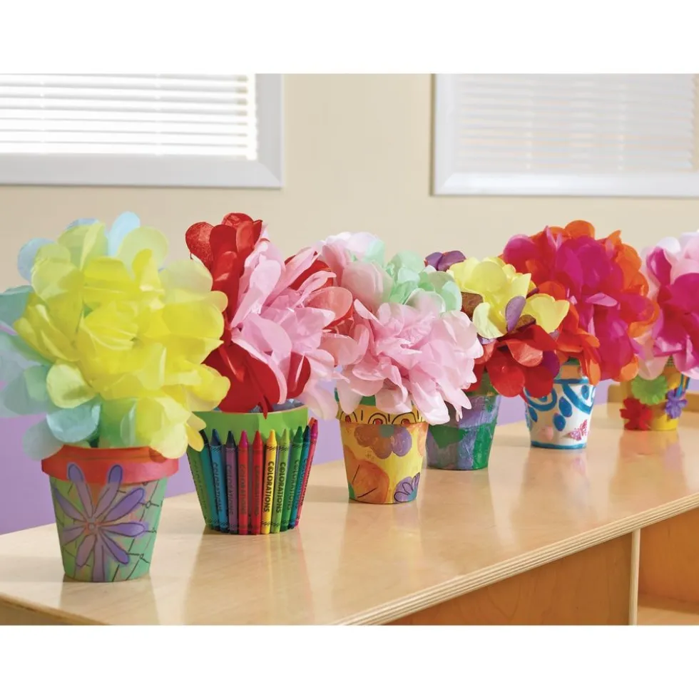 Colorations® Ceramic Flower Pots - Set of 12