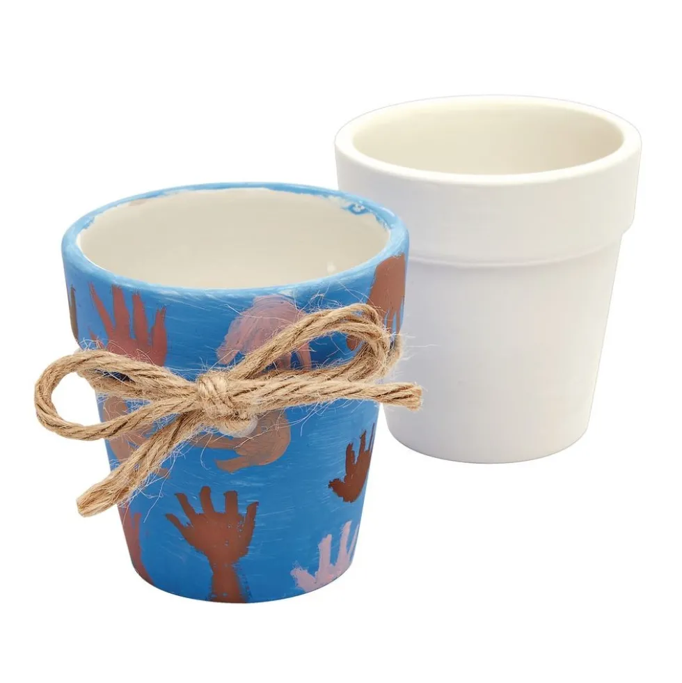 Colorations® Ceramic Flower Pots - Set of 12