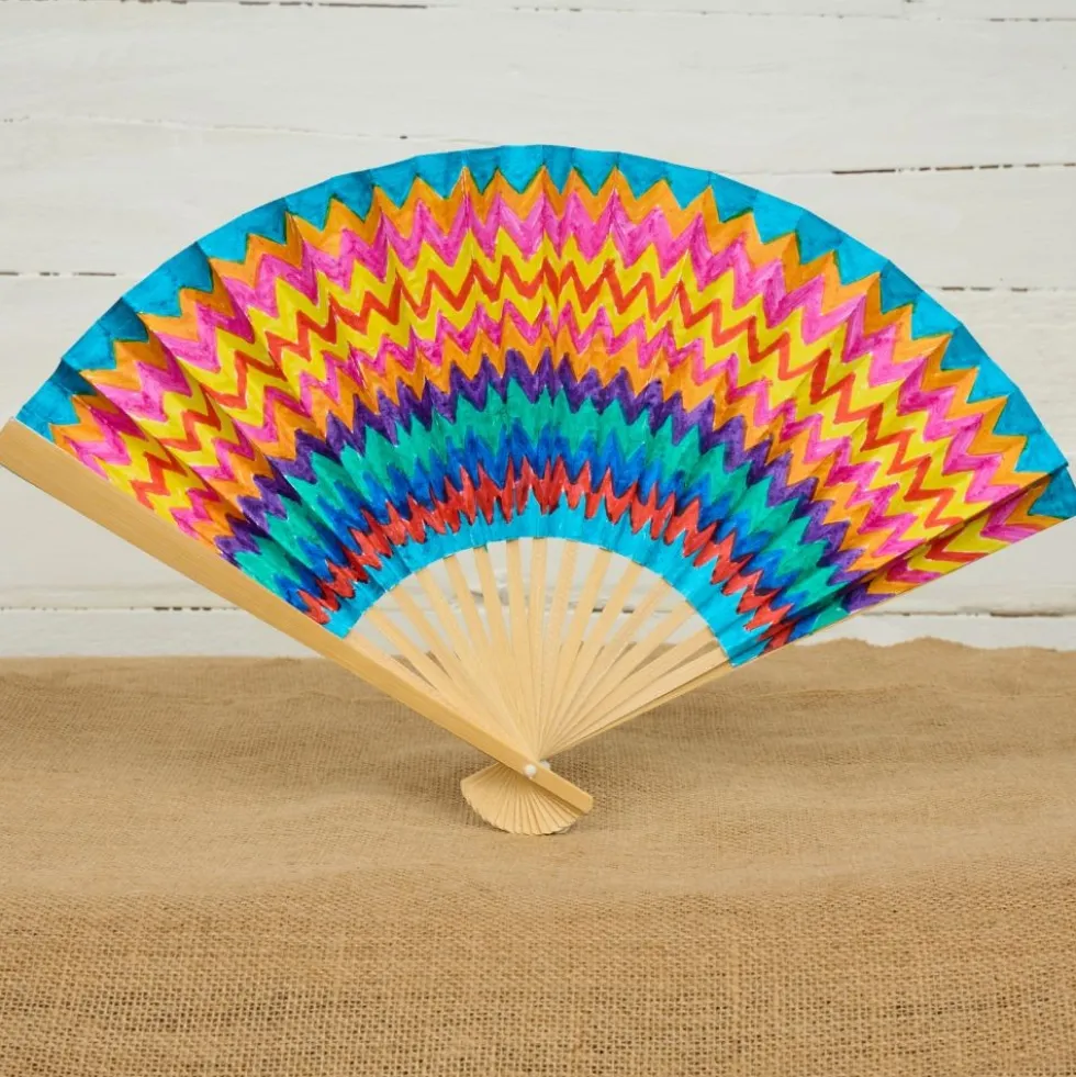 Colorations® Cinco de Mayo Color-In Paper Fans - Makes 12 Crafts