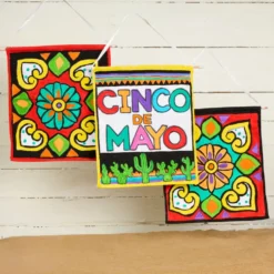 Colorations® Cinco de Mayo Fiesta Canvas Banners - Makes 12 Crafts