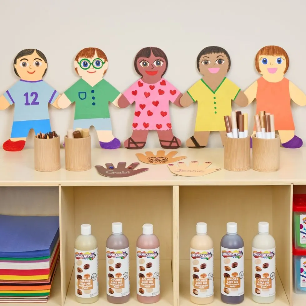 Colorations® Colors Like Me® Big People Shapes - Set of 24