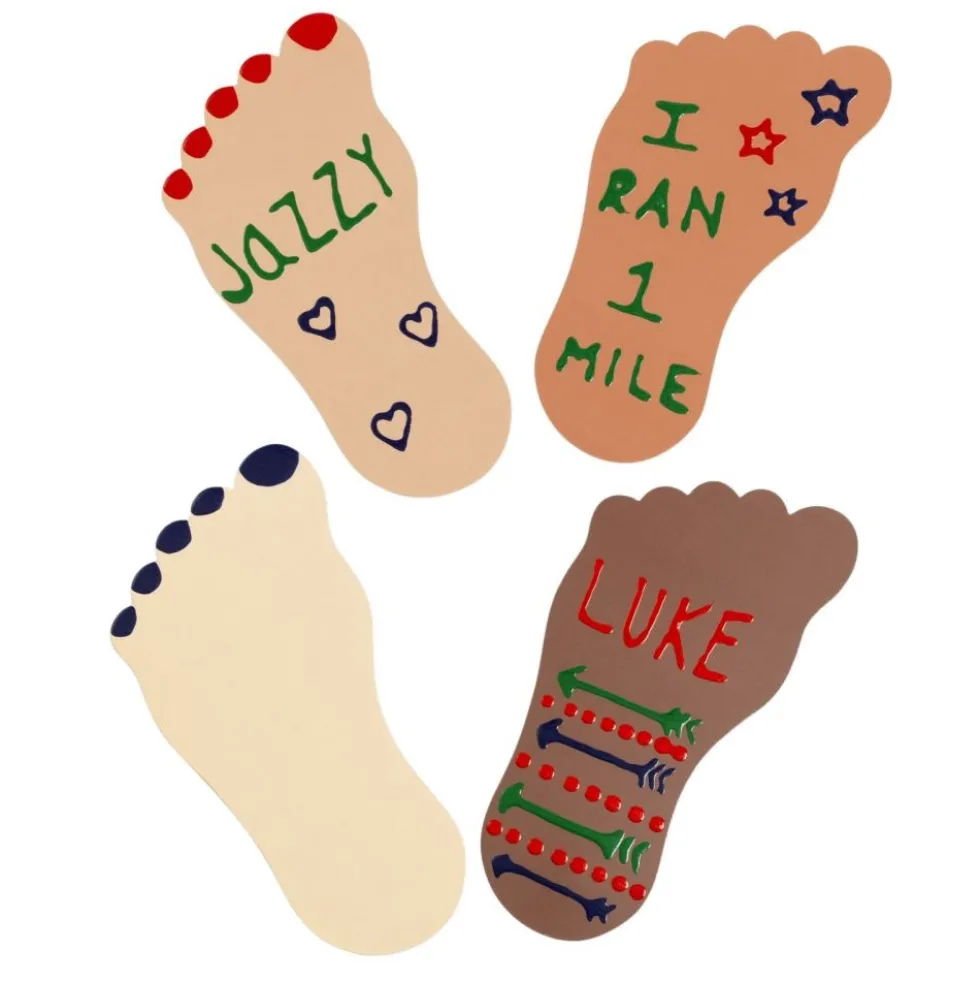 Colorations® Colors Like Me® Feet - Set of 24