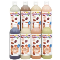 Colorations® Colors Like Me® Paraben-Free Washable Tempera Paint - Set of 8