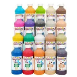 Colorations® Colors Like Me® Simply Washable Tempera 8 oz. - Set of 20