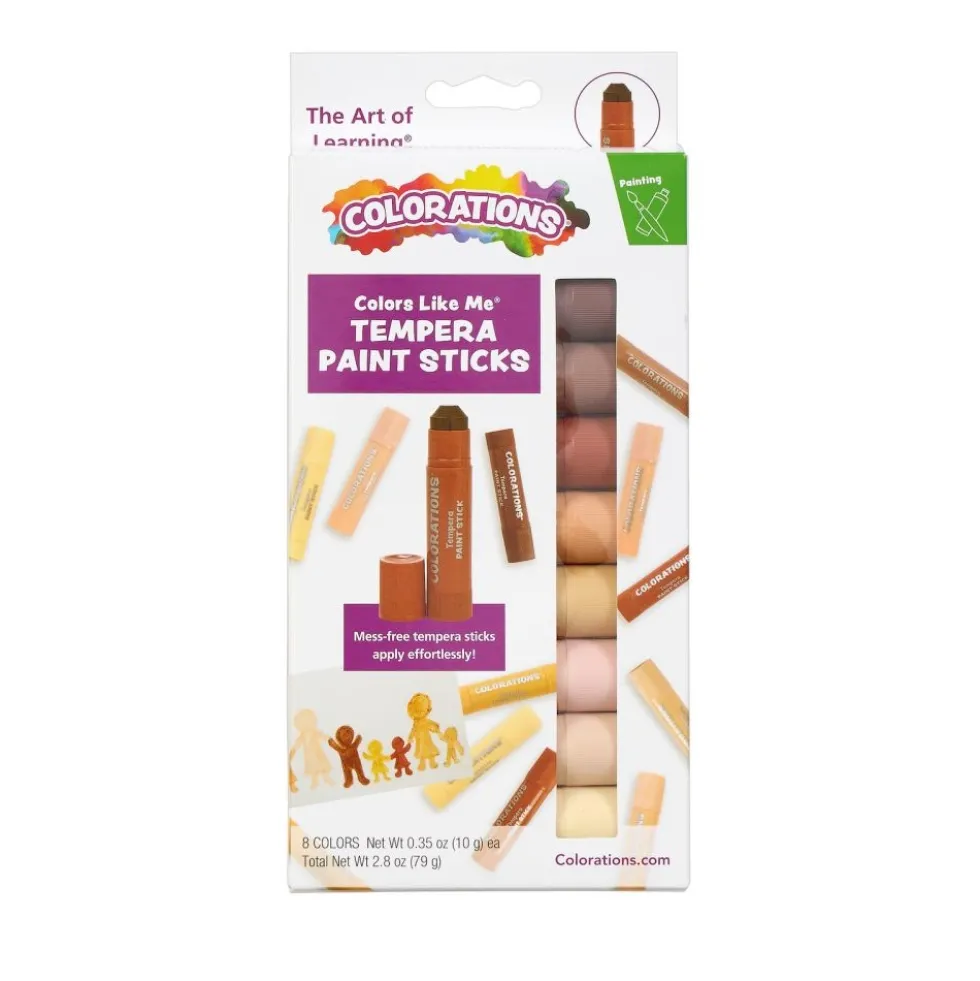 Colorations® Colors Like Me® Tempera Paint Sticks - 8 Colors