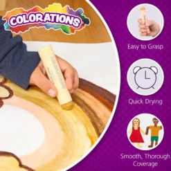 Colorations® Colors Like Me® Tempera Paint Sticks- Set of 96