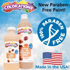 Colorations® Colors Like Me® Washable Tempera Paint, 8 oz. - set of 8