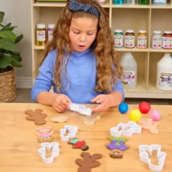 Colorations® Colors Like Me® Wheat & Gluten Free Dough & People Shape Dough Cutters
