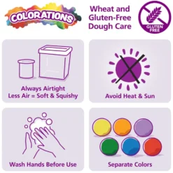 Colorations® Colors Like Me® Wheat & Gluten Free Dough & People Shape Dough Cutters