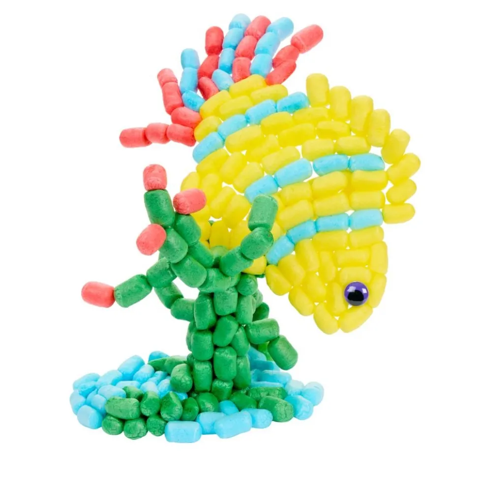 Colorations® 3D Building Puffs - 1200 Pieces