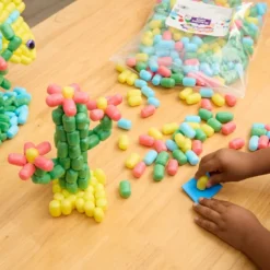 Colorations® 3D Building Puffs - 800 Pieces