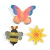 Colorations® Decorate Your Own Summer Shapes Craft Kit - Flowers, Bees & Butterflies (Set of 72)