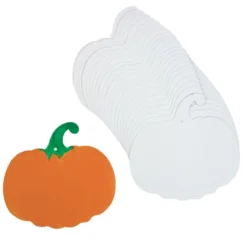 Colorations® Decorate Your Own Paper Pumpkins - Set of 24