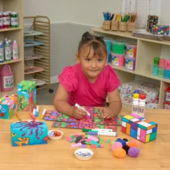 Colorations® Decorate Your Own Cardboard Blocks - Set of 18