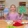Colorations® Decorate Your Own Seasonal Paper Shapes Kit - Hearts, Shamrocks & Eggs (Set of 72)
