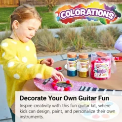 Colorations® Decorate Your Own Guitars - Set of 12