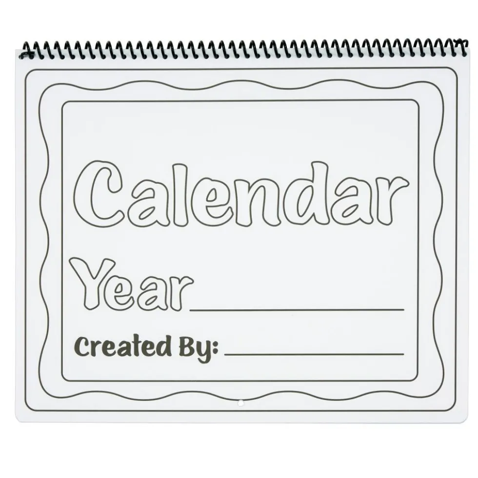 Colorations® Decorate Your Own Calendar- Set of 12