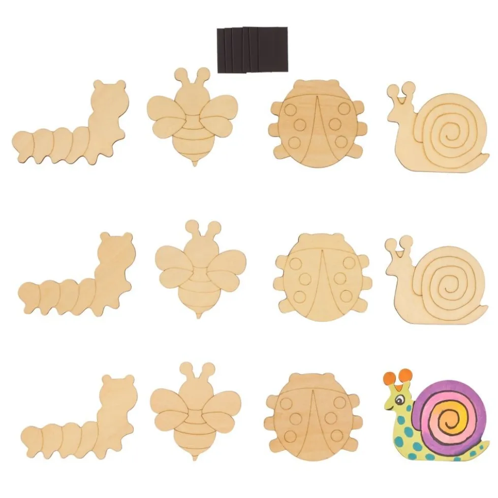 Colorations® Decorate Your Own Garden Friends Magnets