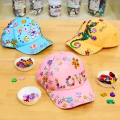 Colorations® Decorate Your Own Baseball Caps - Set of 12