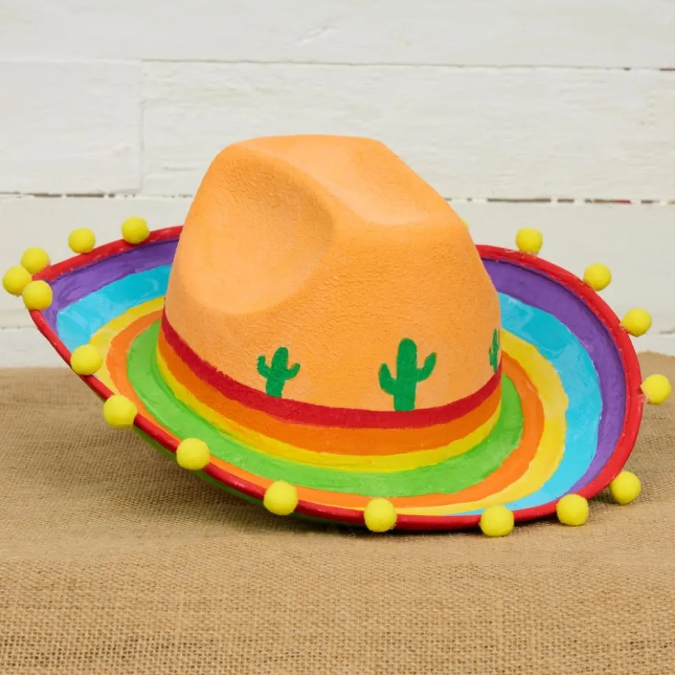 Colorations® Decorate Your Own Cowboy Hats - Set of 12