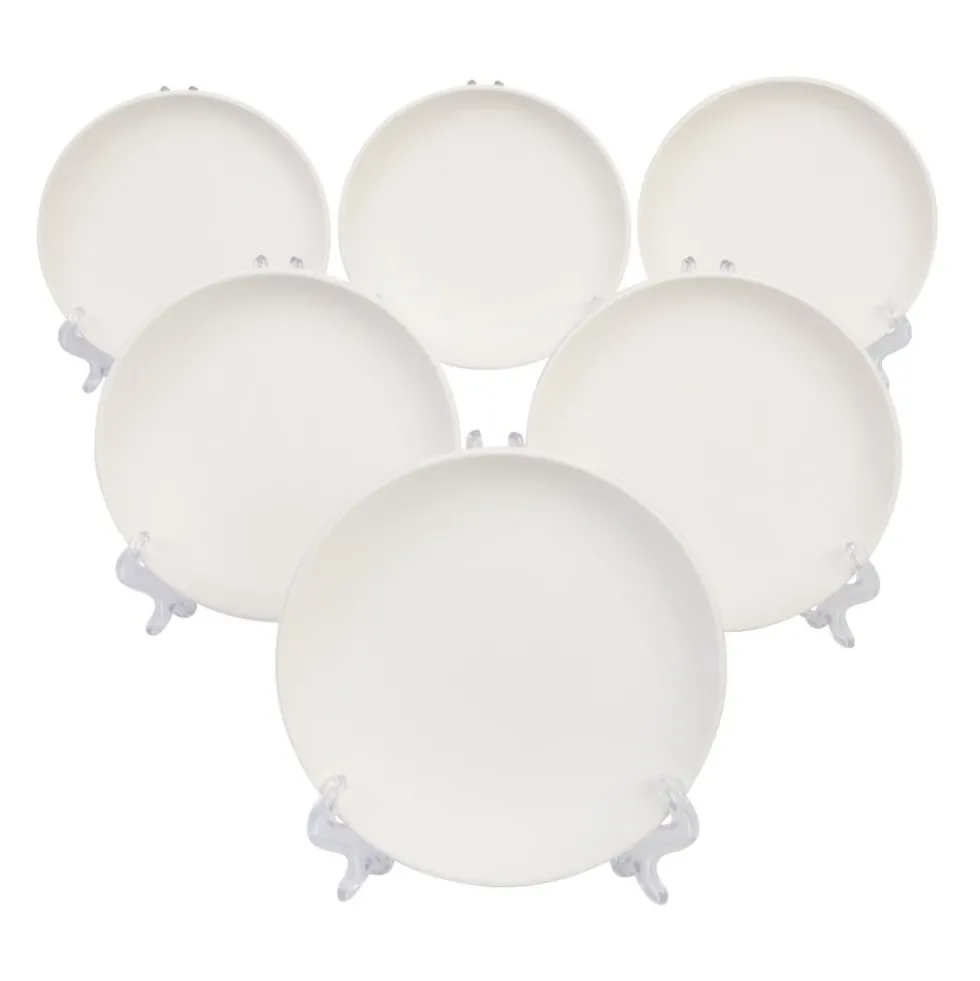 Colorations® Decorative Mugs and Plates set of 12